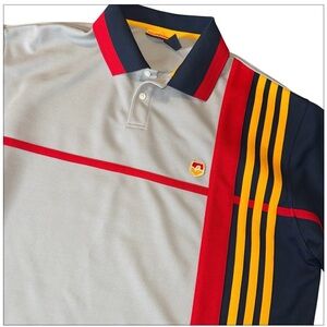 Vintage Rocawear Polo Shirt XXL Gray Red Navy Y2K Hip Hop Jay-Z Mesh Jersey 2XL